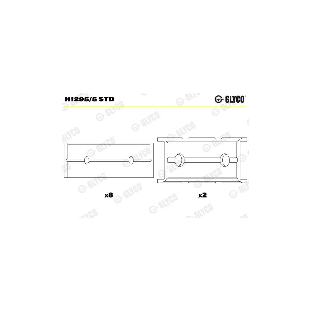 Cuzineti, Arbore Cotit Glyco - H1295/5 STD