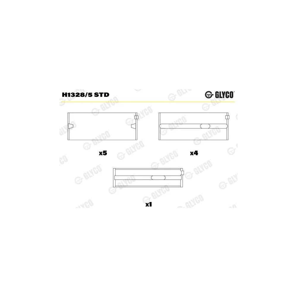 Cuzineti, Arbore Cotit Glyco - H1328/5 STD