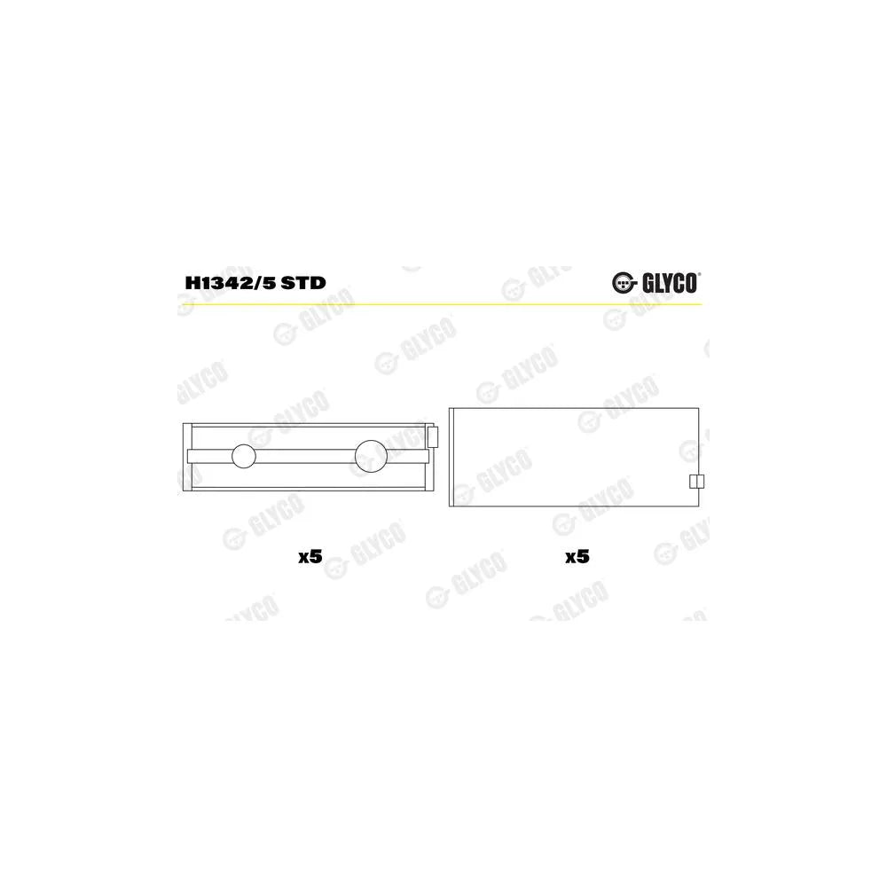 Cuzineti, Arbore Cotit Glyco - H1342/5 STD