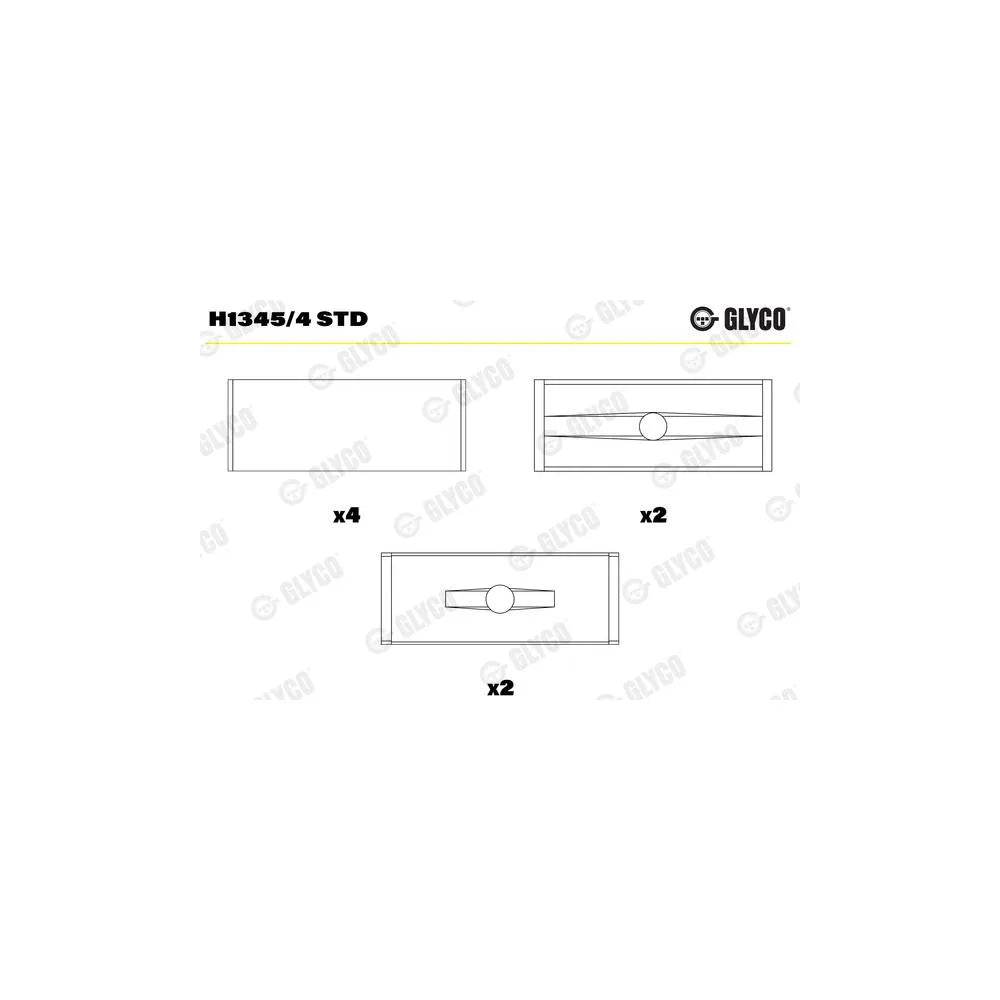 Cuzineti, Arbore Cotit Glyco - H1345/4 STD