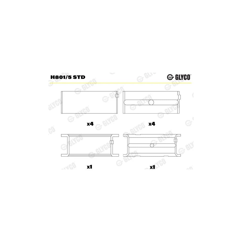 Cuzineti, Arbore Cotit Glyco - H801/5 STD