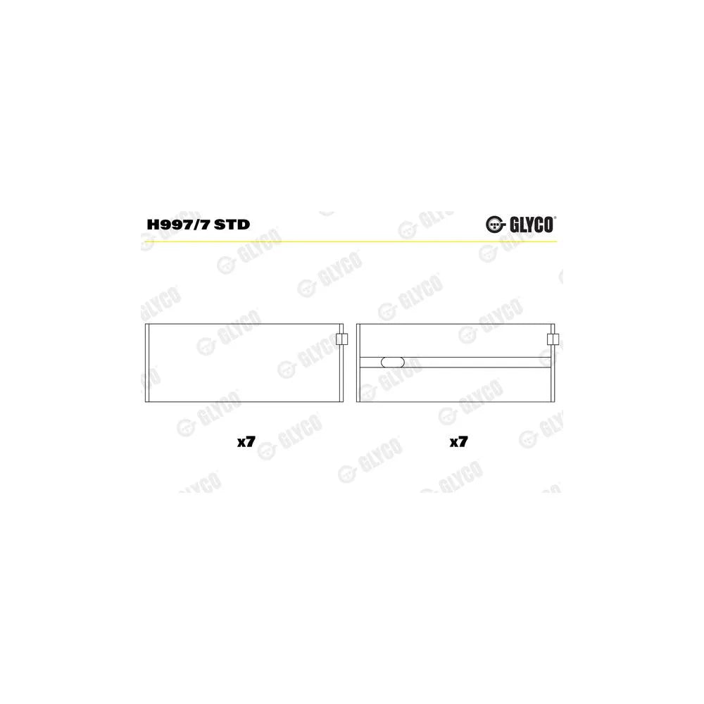 Cuzineti, Arbore Cotit Glyco - H997/7 STD