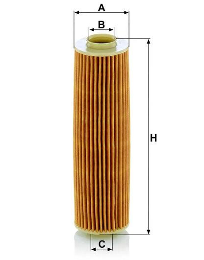 Filtru Ulei Mann-Filter pentru Mercedes-Benz C Class/C Class Cupe/C Class T Model/E Class/E Class Cupe, Mercedes C - HU 514 y