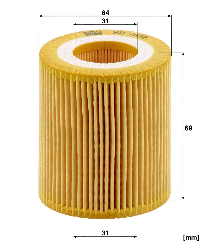 Filtru Ulei Mann-Filter 0.05 kg - HU 7002 z