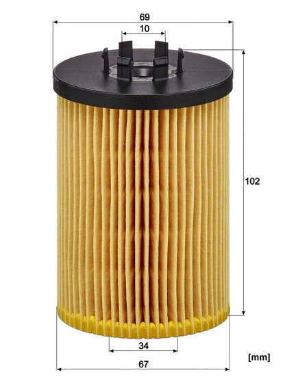 Filtru Ulei Mann-Filter 0.07 kg - HU 715/5 x