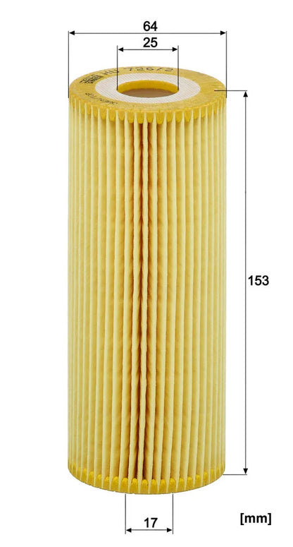 Filtru Ulei Mann-Filter 0.12 kg - HU 726/2 x