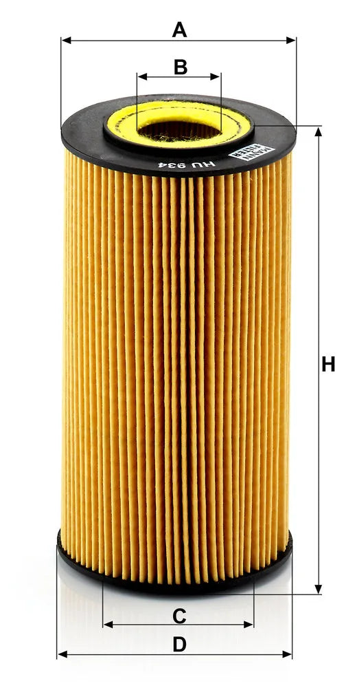 Filtru Ulei Mann-Filter pentru Mercedes E - HU 934 x