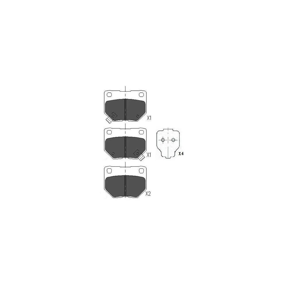 Placute Frana Kavo Parts - KBP-6545
