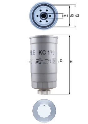 Filtru Combustibil Knecht 0.51 kg - KC 179