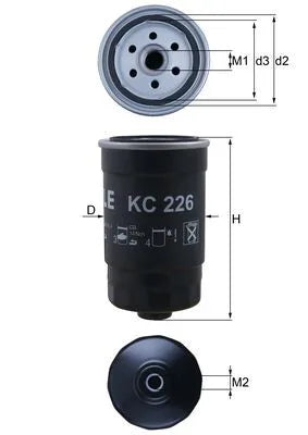Filtru Combustibil Knecht 0.48 kg - KC 226