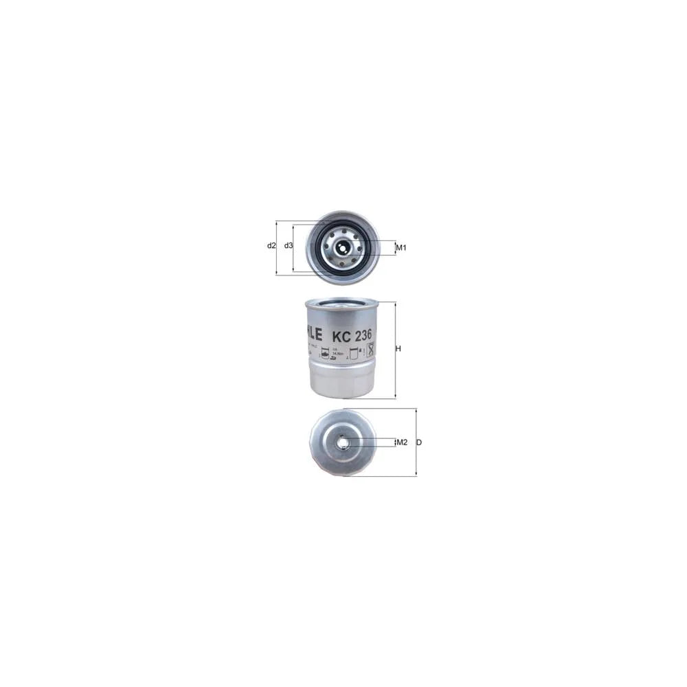Filtru Combustibil Knecht pentru Nissan Bluebird/Bluebird Traveller/Cherry/Laurel/Patrol, Nissan Bluebird - KC236
