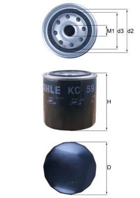 Filtru Combustibil Knecht 0.46 kg - KC59