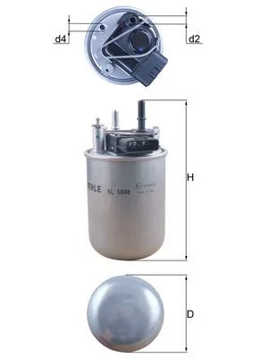 Filtru Combustibil KNECHT pentru Nissan Juke - KL1048