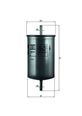 Filtru Combustibil Knecht 70 mm 0.4 kg - KL85