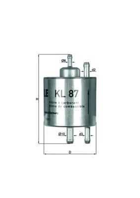 Filtru Combustibil Knecht pentru Mercedes A, Mercedes-Benz A Class/Vaneo - KL 87