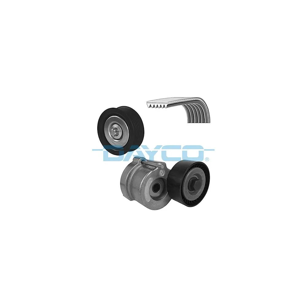Set Curea Transmisie Cu Caneluri Dayco pentru Opel Astra/Signum/Vectra C/Zafira Zafira/Zafira B - KPV794