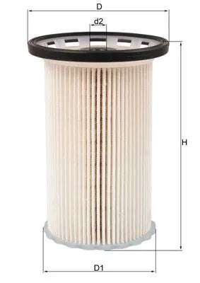 Filtru Combustibil Knecht 0.4 kg 125 mm - KX 342
