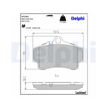 Placute Frana Delphi - LP1301