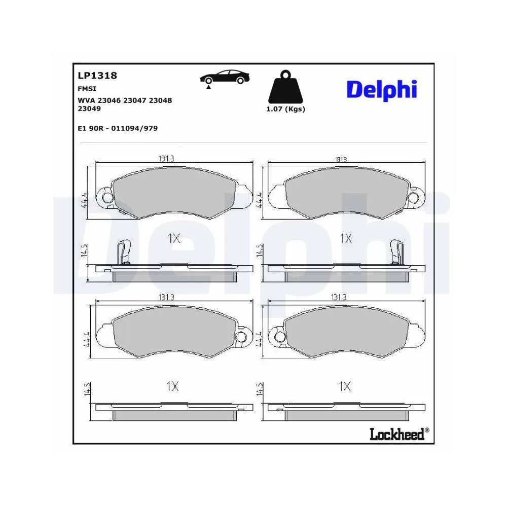 Placute Frana Delphi - LP1318