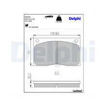 Placute Frana Delphi - LP132