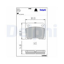 Placute Frana Delphi - LP133