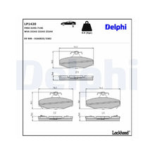 Placute Frana Delphi - LP1420