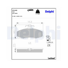 Placute Frana Delphi - LP1429