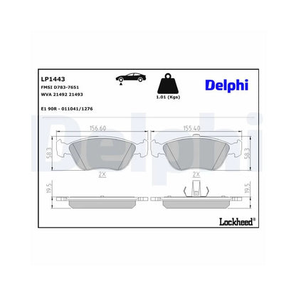 Placute Frana Delphi - LP1443