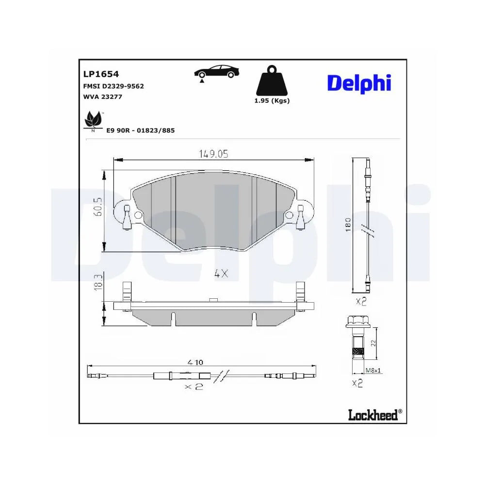 Placute Frana Delphi - LP1654