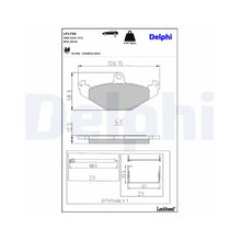 Placute Frana Delphi - LP1756