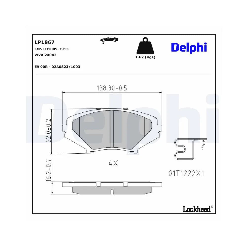 Placute Frana Delphi - LP1867