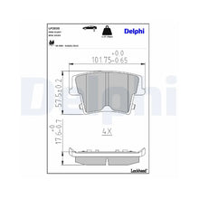 Placute Frana Delphi - LP2035