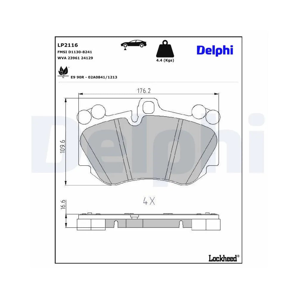 Placute Frana Delphi - LP2116