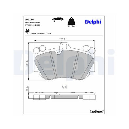 Placute Frana Delphi - LP2116