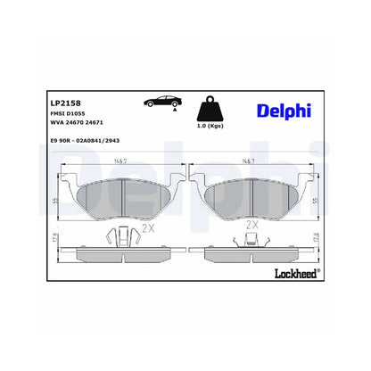 Placute Frana Delphi - LP2158