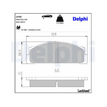 Placute Frana Delphi - LP30