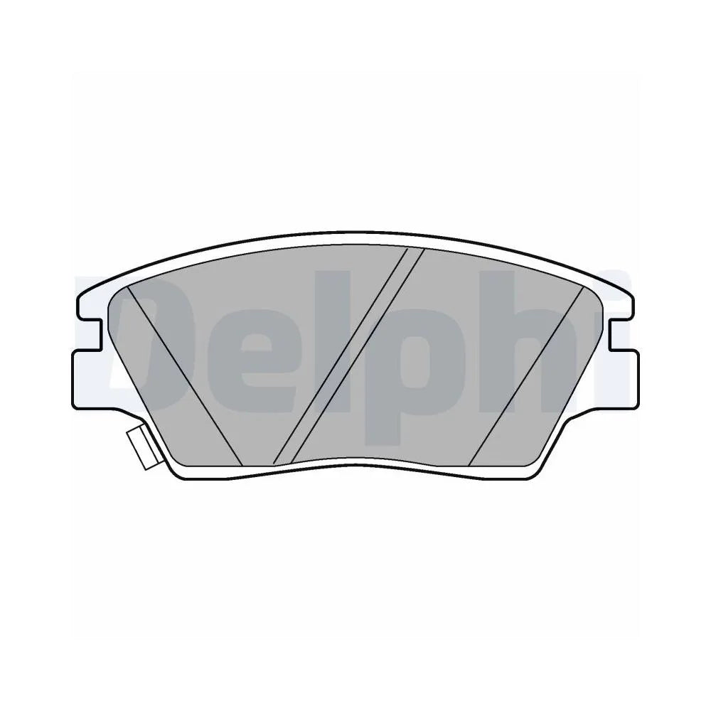 Placute Frana Delphi pentru Kg Mobility Korando/Tivoli/Tivoli Grand/Torres, Ssangyong Korando/Tivoli/Tivoli Grand/Torres/Xlv Suv - LP3263