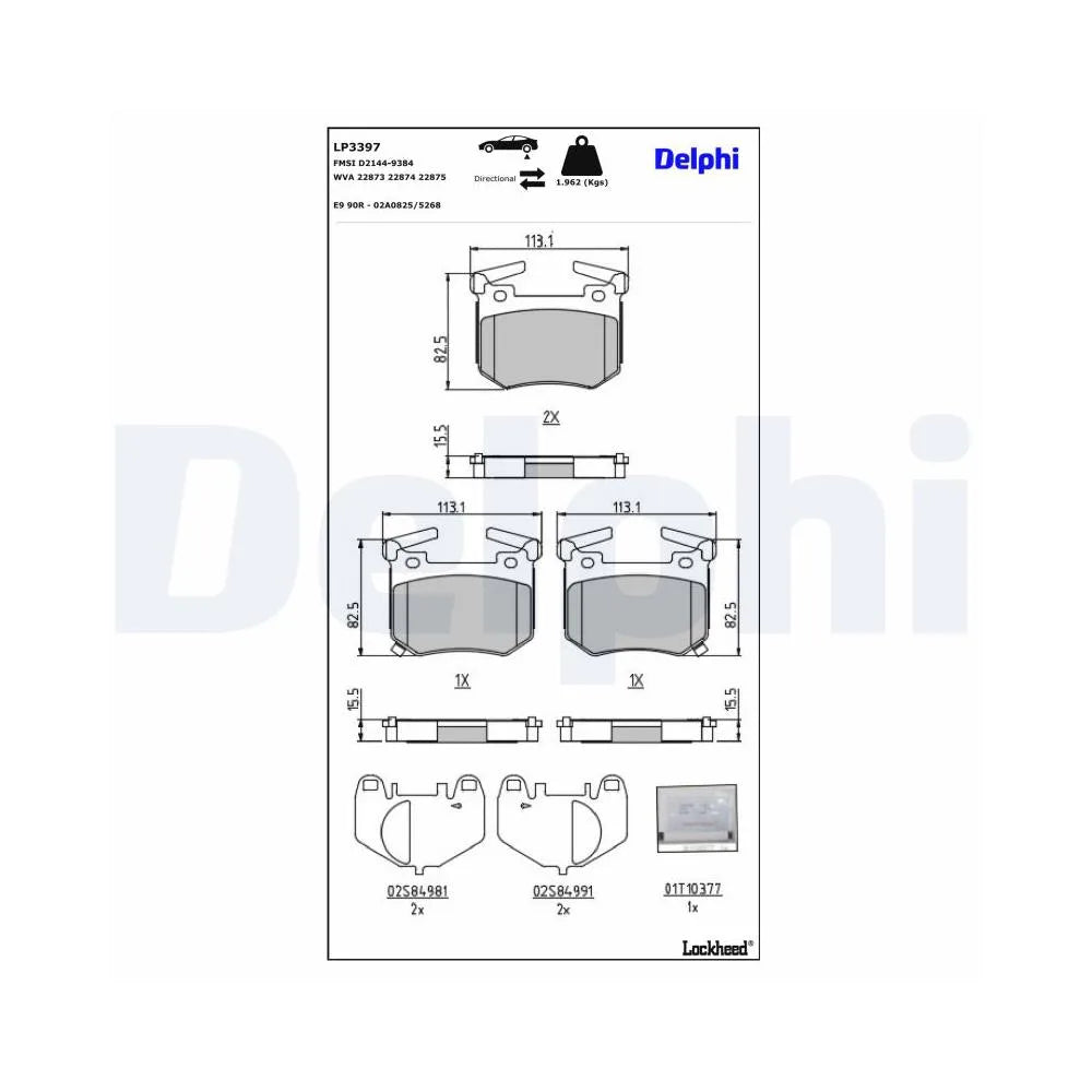 Placute Frana Delphi - LP3397