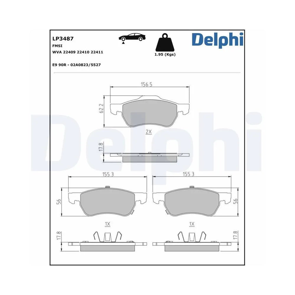 Placute Frana Delphi - LP3487