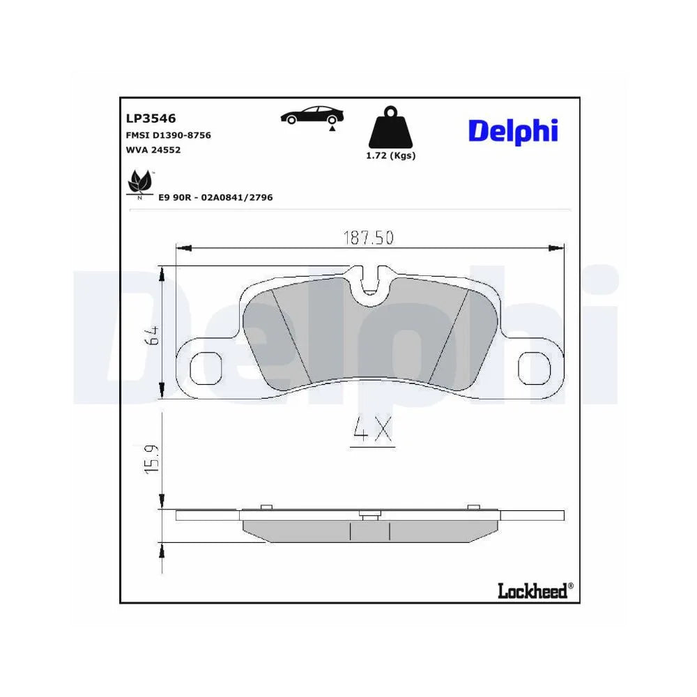 Placute Frana Delphi - LP3546