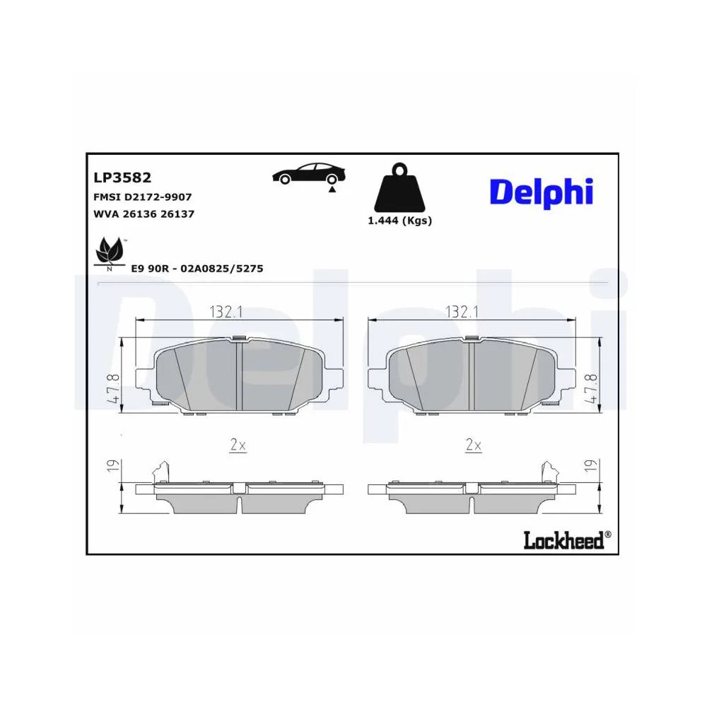 Placute Frana Delphi - LP3582