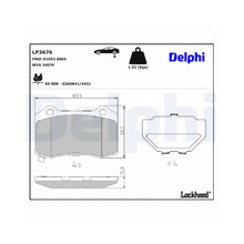 Placute Frana Delphi - LP3676