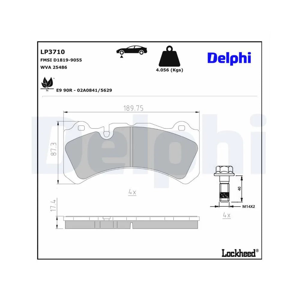 Placute Frana Delphi - LP3710