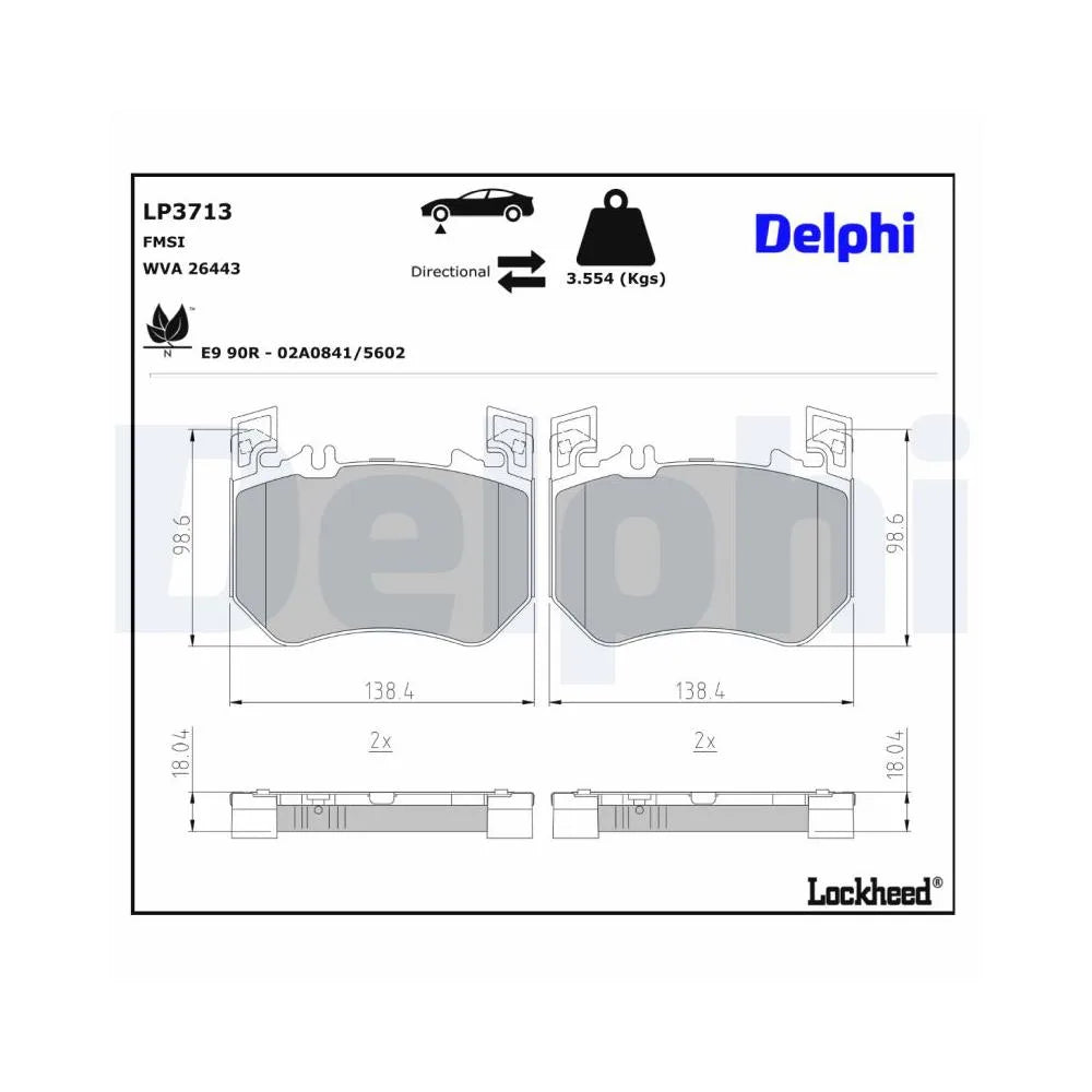 Placute Frana Delphi - LP3713