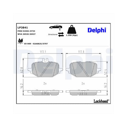 Placute Frana Delphi - LP3841