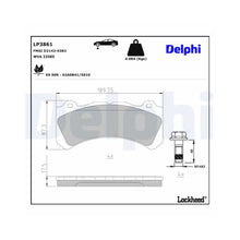 Placute Frana Delphi - LP3861