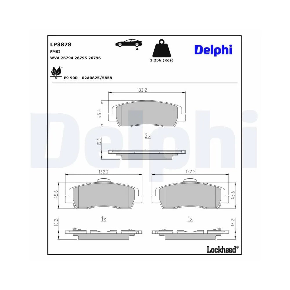 Placute Frana Delphi - LP3878