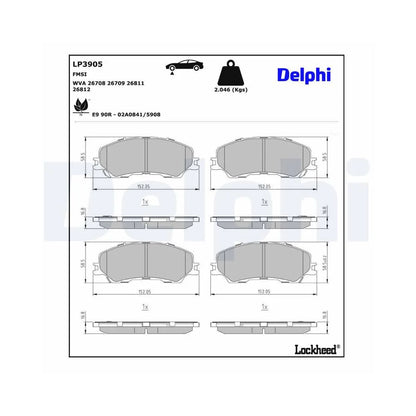 Placute Frana Delphi - LP3905