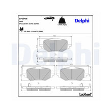 Placute Frana Delphi pentru Mazda Cx 60/Cx 80 - LP3908