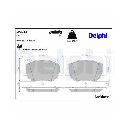 Placute Frana Delphi - LP3912